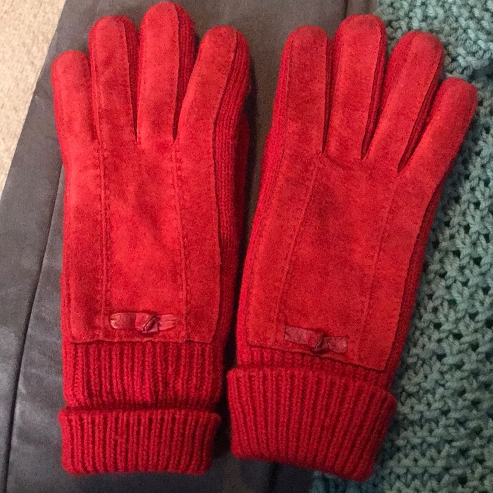 Thinsulate red Womens gloves